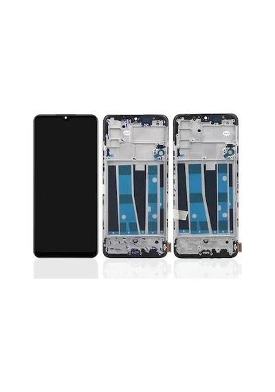 Reno 3 Ekran Ekran Çıtalı Oled Siyah