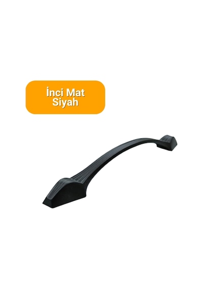 4 Adet İnci Mat Siyah Metal Mobilya Kulpu 160mm - 192mm Mat Siyah