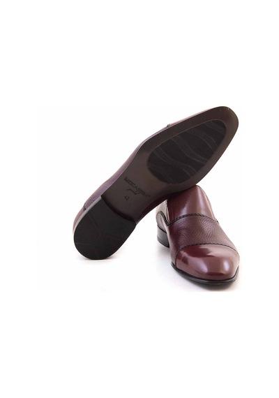 Mocassini Gold Erkek Klasik Ayakkabı 6198 Bordo
