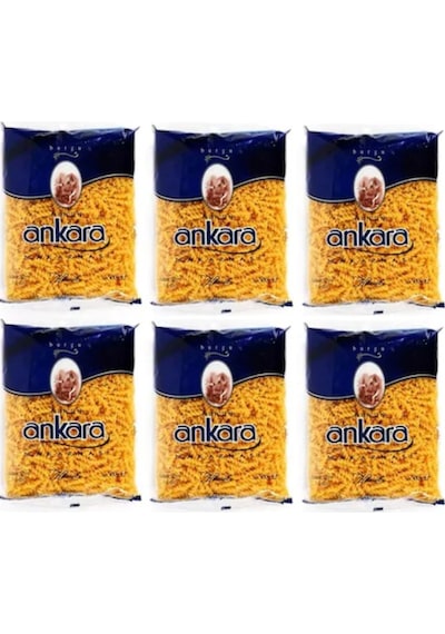Nuh'un Ankara Makarnası Klasik Burgu Makarna 6 x 500 G
