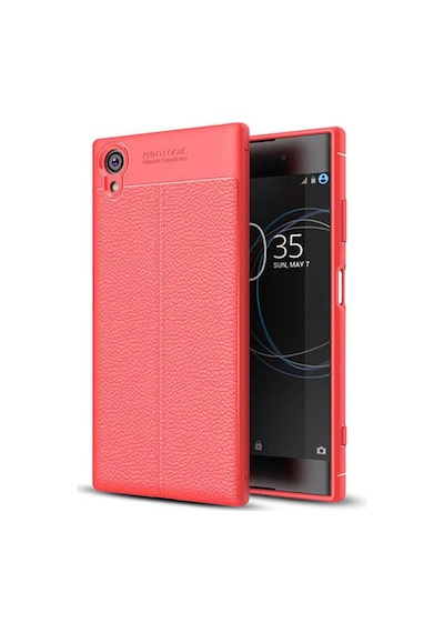 Sony Xperia Xa1 Plus Kılıf Deri Tarzı Niss Silikon Case