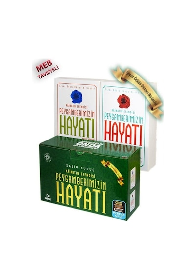 Kainatın Efendisi Peygamberimizin Hayatı Mekke Dönemi ve Medine Dönemi Seti - 2 Kitap Takım - Kutulu - Salih Suruç - Mercan Okul