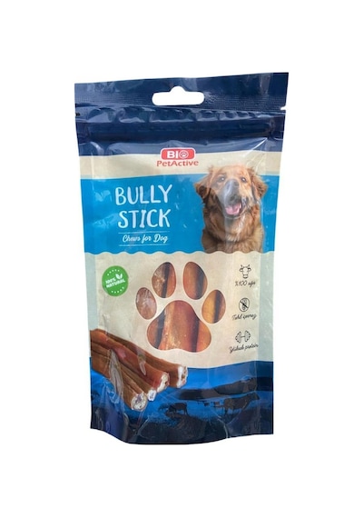 Bio Petactive Bully Stick Çubuk Sığır Kamışı Köpek Ödülü 100 G