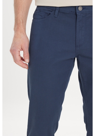 AC&Co / Altınyıldız Classics Erkek Lacı Slim Fit Dar Kesim 5 Cep Armürlü Esnek Pantolon Lacivert AC&Co / Altınyıldız Classics Erkek Lacı Slim Fit Dar Kesim 5 Cep Armürlü Esnek Pantolon Lacivert