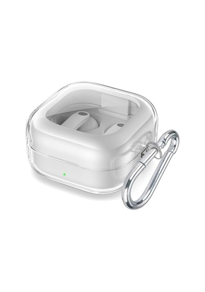 Samsung  Uyumlu - Galaxy Buds 4 Pro Kılıf Askı Aparatlı Transparan Silikon Şeffaf