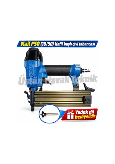 Nail Nailf50 18/50 Hafif Başlı Çivi Tabancası - Yedek Dil Hediyelidir