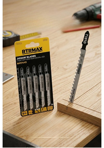 Rtrmax Rh17645 Ahşap Sert Ve Temiz Kesim Dekupaj Testere Ağzı