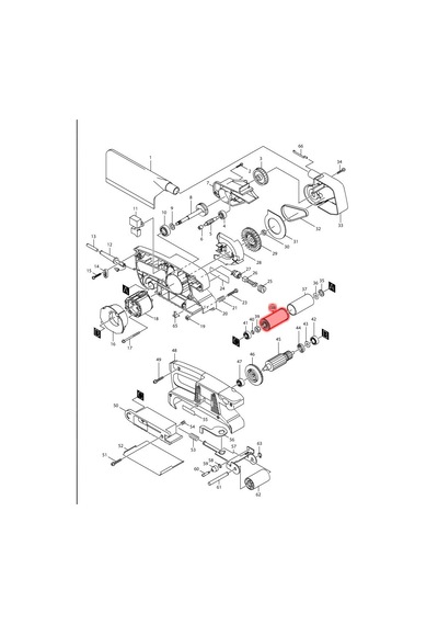 Makita 9910 Silindir Ürün Kodu 316971-4