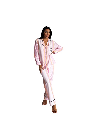 Victoria"s Secret İpeksaten Pijama Takımı Fuşya - Pembe