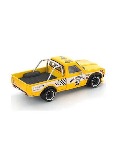 Pop Race Pandem Datsun 620 Moon Equipped Sarı 1:64 Diecast Model Araba Pr64-250