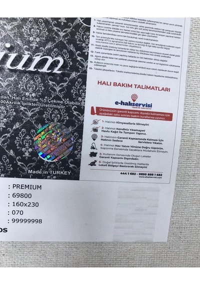 Merinos Halı 160x230 Premium Koleksiyonu 69800-070
