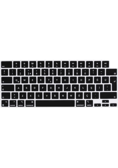 Apple Uyumlu MacBook Pro 14.2 2023 A2779 Q Klavye Koruyucu Silikon Ped 001