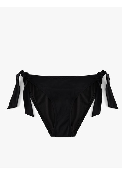 Koton Astarlı Yanları Bağlama Detaylı Bikini Altı Siyah 5sak00005mm Siyah