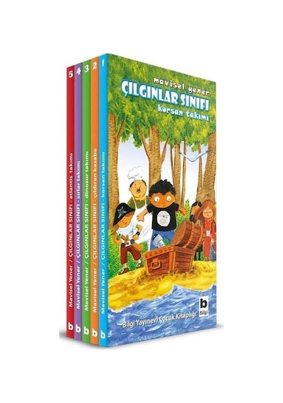 Çılgınlar Sınıfı Seti - 5 Kitap Takım - Mavisel Yener - Bilgi Yayınevi