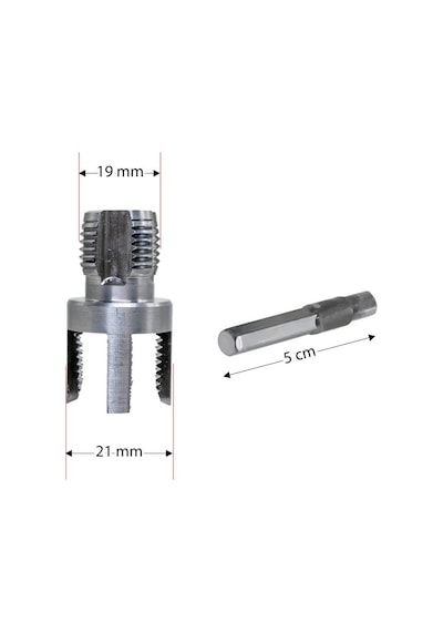 Kalite Pvc Pprc Boru Iç Ve Dış Diş Açma Aparatı 1/2" 20 Mm
