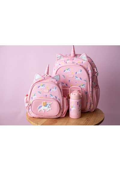 Packnjoy - Çocuk Sırt Çantası Medium 4-6 Yaş - Golden Horn Pembe