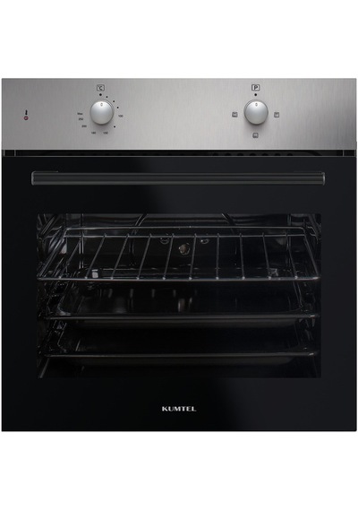 Kumtel B66-S2 - KO-410 BF - DA6-833 Turbo Inox Siyah Ankastre Set