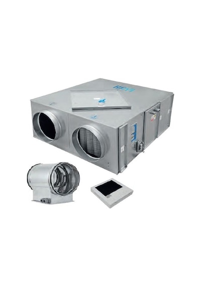 Kayıtes IGK 30 Isı Geri Kazanım Cihazı 2700 M³/H + 9 kW Isıtıcı + Kumanda Paneli