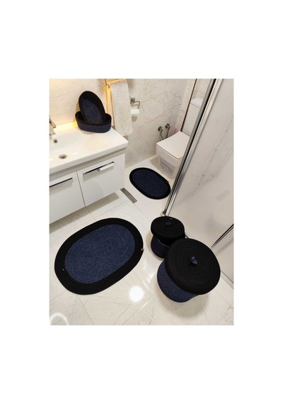 Jüt Hasır 6 Lı Banyo Paspas Takımı Bohem Tarzı Paspas:50x80/ 40x60 /çamaşır Sepet 40x36 ,25x26 Kırçılmavi Siyah Kırçılmavi Siyah Jüt Hasır 6 Lı Banyo Paspas Takımı Bohem Tarzı Paspas:50x80/ 40x60 /çamaşır Sepet 40x36 ,25x26 Kırçılmavi Siyah Kırçılmavi Siyah