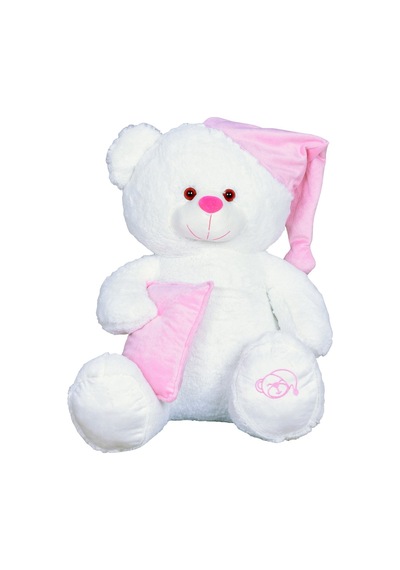 Uyku Arkadaşım Ayıcık 65 Cm Pembe Beyaz