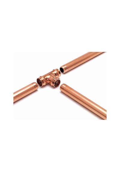 Hırdavaterbabı Bakir Boru Boy Diş Çap 8 Mm Iç Çap 6 Mm 1 Mt