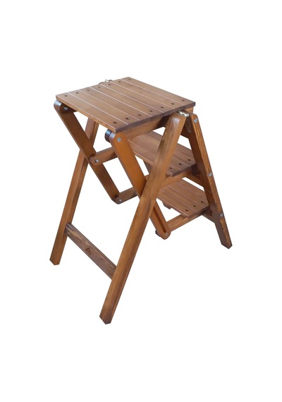 Abaş Ahşap Ahşap Merdiven Tabure Katlanır 49318702
