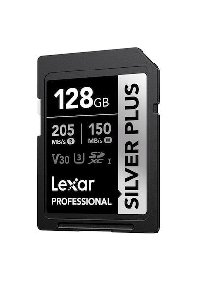 Lexar Professional 128gb 205 Mb/s Silver Plus Sd Hafıza Kartı
