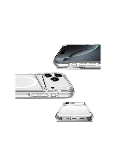 Senon Apple iPhone 17 Pro Max İçin Kılıf Zore Magsafe İle Uyumlu Şarj Özellikli T-max M-safe Kapak