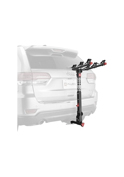 Allen Sports Deluxe+ Kilitleme Hızlı Çıkarma 3'lü Bisiklet Taşıyıcı, 1 1/4 İnç Ve 2 İnç Bağlantı İçin, Mod
