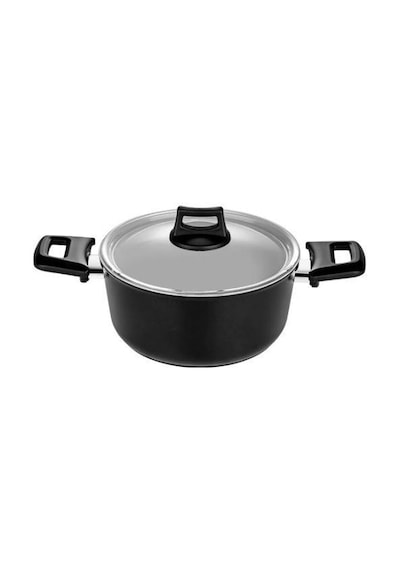 Nehir Ceramic Siyah 7 Parça Tencere Seti