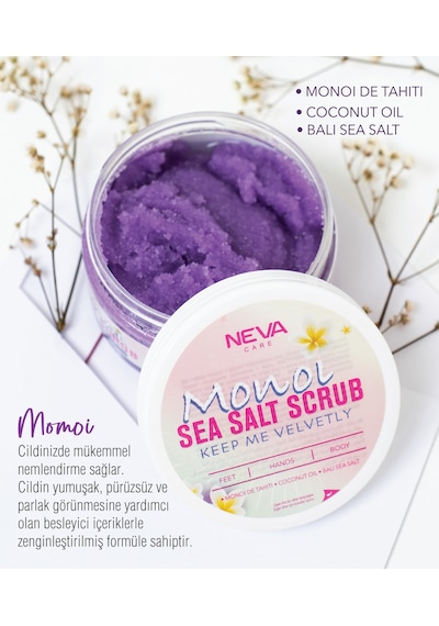 Monoi Sea Salt Scrub Arındırıcı Vücut Peelingi 350 G