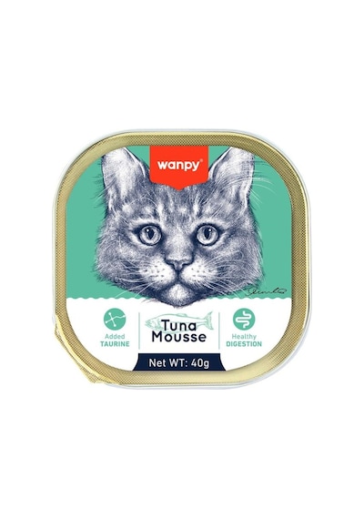 Wanpy Ton Balıklı Alutray Yetişkin Kedi Konservesi 40 G