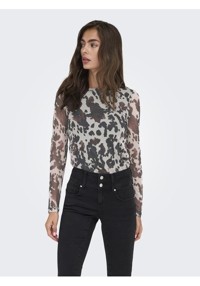 Only Onlnova L/s Mesh Top Kırmızı