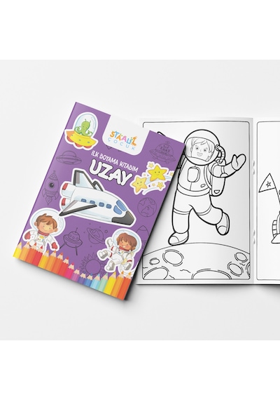 İlk Boyama Kitabım - Uzay