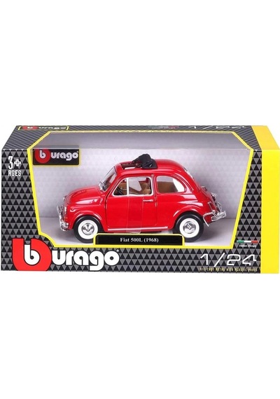 Nessiworld 22099 Burago Fiat 500l 168 Kırmızı 1:24 -sunman Çok Renkli