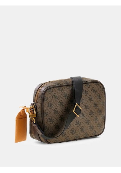 Guess Hmmılop5422 Milano Erkek Çapraz Çanta Kahverengi