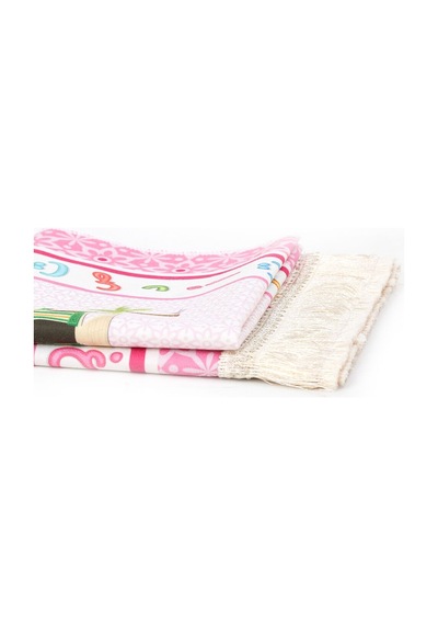 Çocuk Seccadesi Aksa Pembe 82 45 Cm 110 Gr - Tesbih Hediyeli Çok Renkli