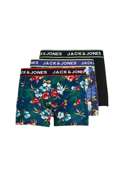 Jack & Jones 12171253 Jacflower Trunks 3 Pack.Noos Siyah