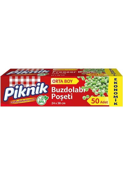 Piknik Buzdolabı Poşeti Ort Eko, 50'li
