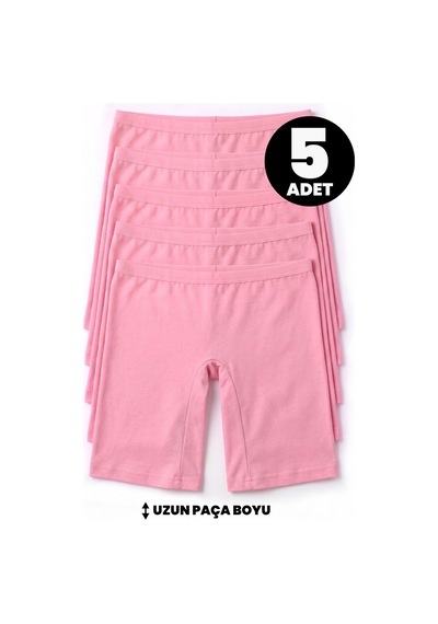 Öts Kız Çocuk 5 Li Pamuklu Boxer Pembe Uzun Premium Günlük Kullanım 8254-5 Öts Kız Çocuk 5 Li Pamuklu Boxer Pembe Uzun Premium Günlük Kullanım 8254-5