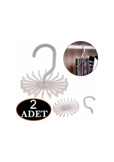 Kemer Askısı 20 Kancalı 2 Adet Standart