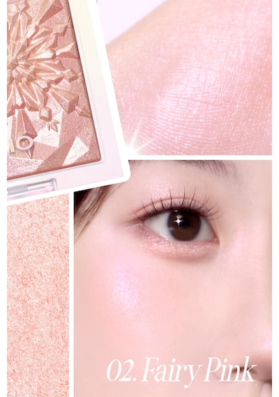Clio Prism Highlighter 02 Fairy Pink