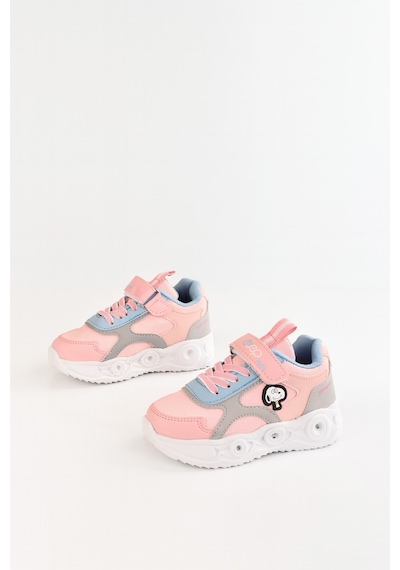 Unisex Işıklı Okul Öncesi Anorak Spor Ayakkab Pembe