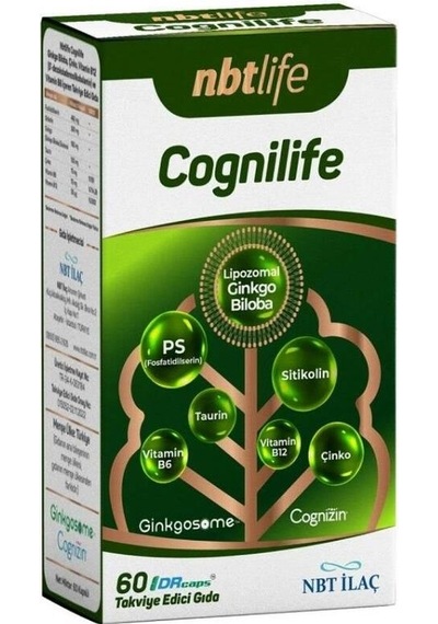 Nbt Life Cognilife Takviye Edici Gıda 60 Kapsül