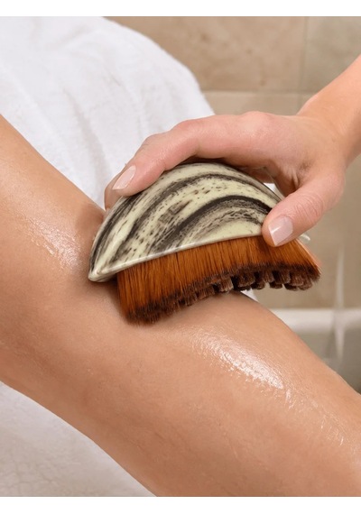 Lb Masaj Fırçası Ahşap Desenli Yumuşak Kıllı Vücut Temizleme Ve Banyo Fırçası