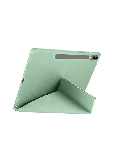Samsung Galaxy Uyumlu Tab S9 Fe Plus X610 X616 Kılıf Kalem Bölmeli Trifolding Case