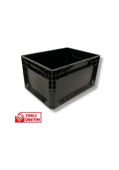 Alpbx 1.kalite Siyah Plastik Kasa 40x30x22 Cm - Kutu 21 Litre