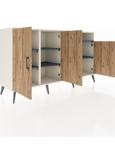 Kronos Konsol 6 Raflı 4 Kapaklı 176x59x99 Aytaşı-çam/antrasit Atlas Çam/antrasıt - Aytası Kronos Konsol 6 Raflı 4 Kapaklı 176x59x99 Aytaşı-çam/antrasit Atlas Çam/antrasıt - Aytası