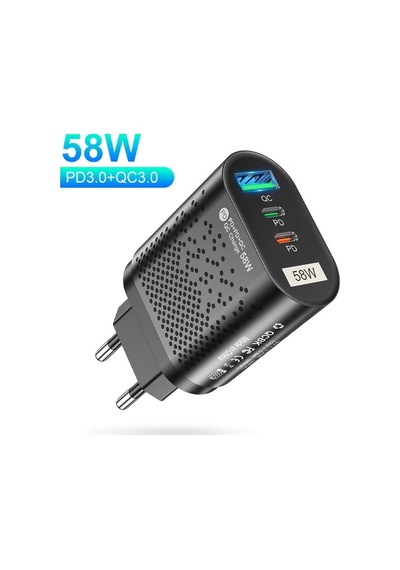 Uslion Pd 58w Usb + Type-c Hızlı Şarj Başlığı- 5775