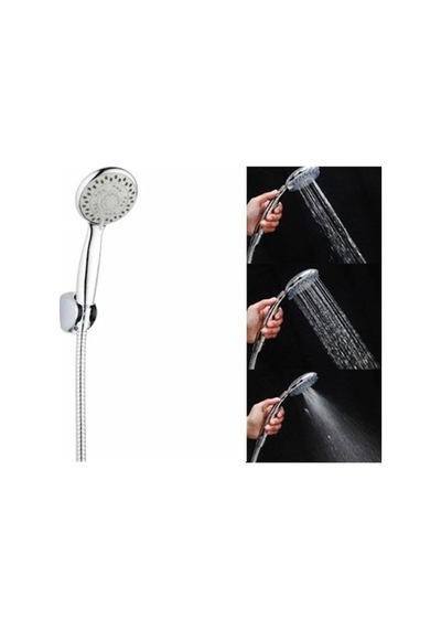 Duş Seti Duş Başlığı Spiral Hortum Duş Seti Metal Çok Renkli Diğer